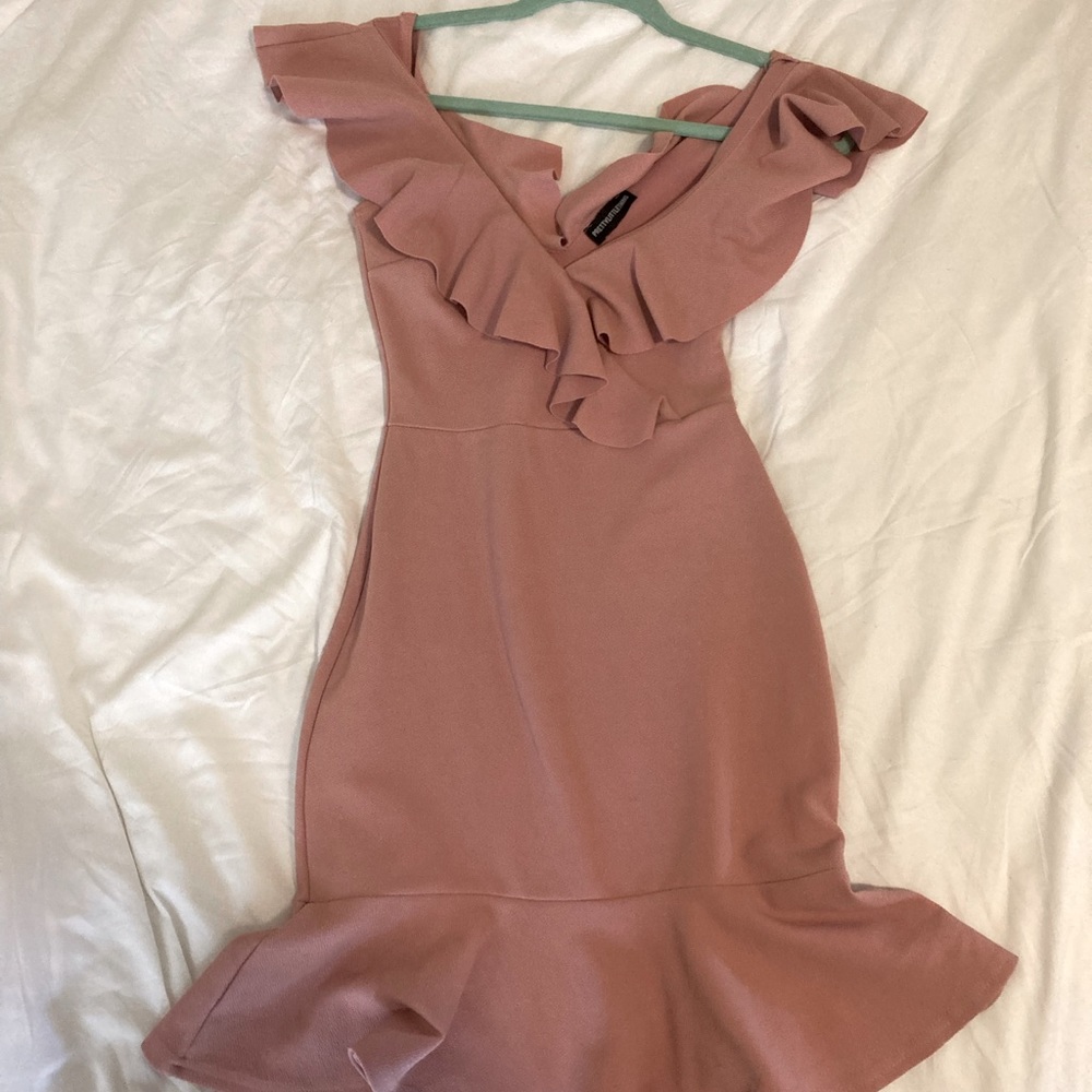 Pretty little thing mini ruffle dress